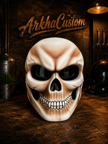 Chopper bobber real skull - chopper,