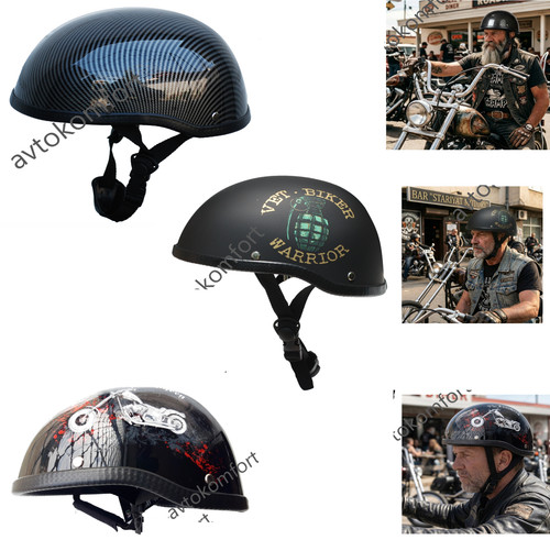 Low profile motorradhelm - low,