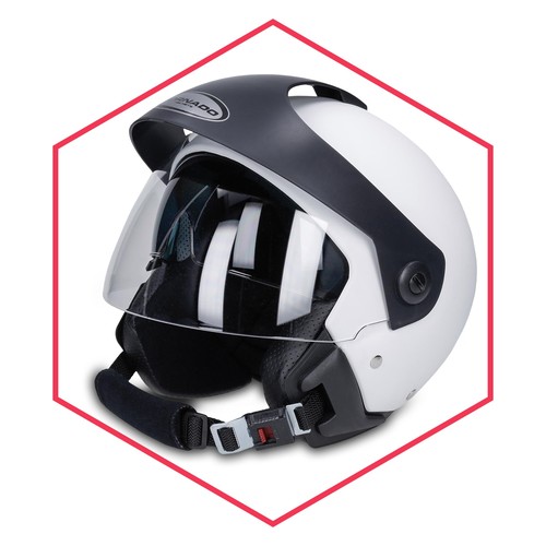 Jethelm weiß motorrad roller - jethelm,